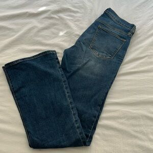 Boot cut full length jeans